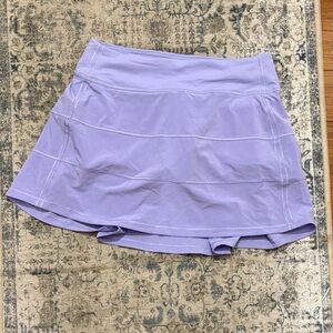 Lululemon athletica Light Purple Skort - size 4 - built in shorts - like new